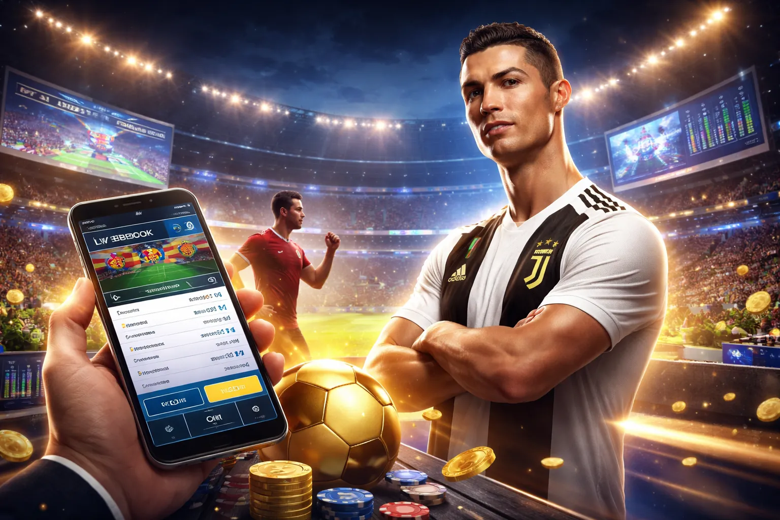 Hình ảnh bàn chơi casino trực tuyến 52win với chip cược